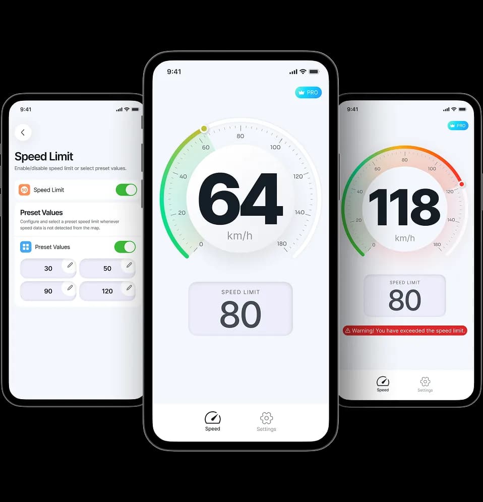 Big Speedometer: Speed Monitoring App
